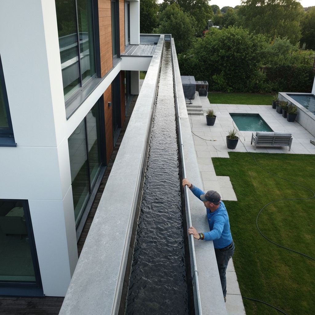 Professional gutter cleaning service